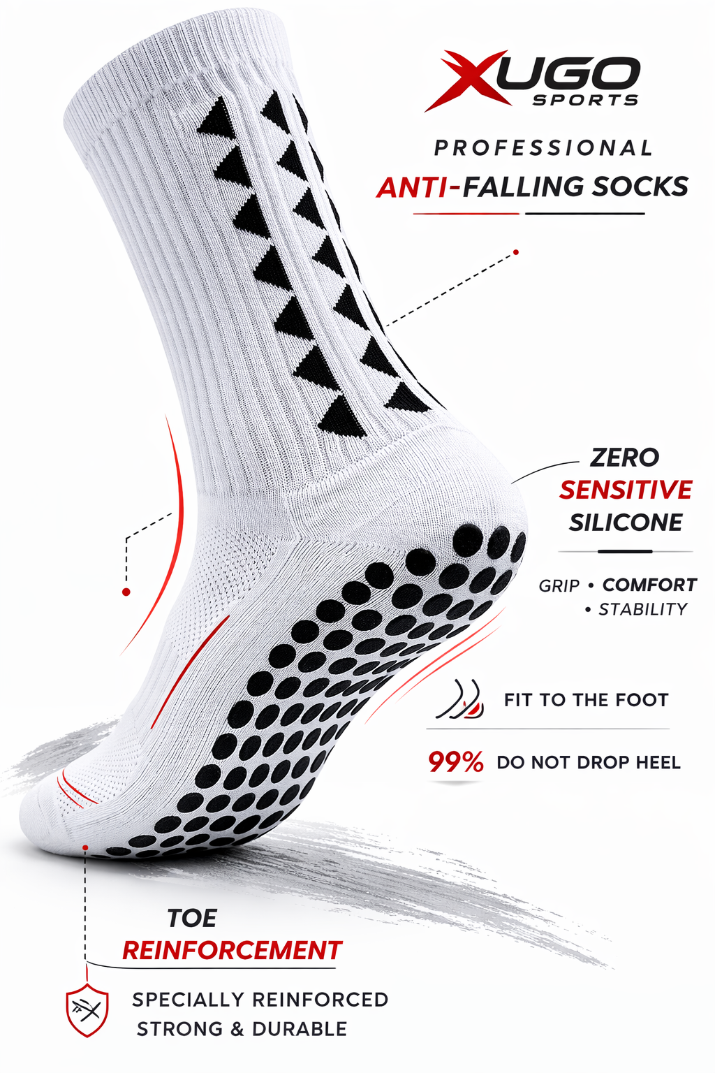 XS True Grip Ultimate Grip Socks